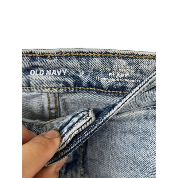 Old Navy Higher High Rise Flare Secret Smooth Pockets Stretch Women’s Plus 16 - Picture 2 of 6